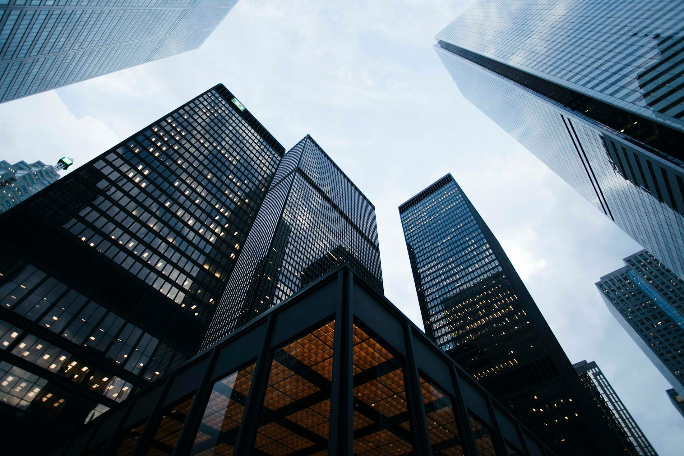 Modern city architecture in New York